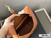 YSL Le 5 À 7 Supple Bleu Abysse Orange Size 22x22x9cm - 5