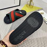 Gucci Rubber Slide Hybrid Styles Green and Red 630326 - 5
