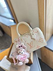 Louis Vuitton White Speedy Bandoulière 20x13x12 cm - 4