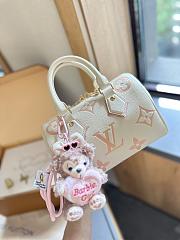 Louis Vuitton White Speedy Bandoulière 20x13x12 cm - 2