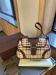 Burberry Beige Haymarket Check Coated Canvas Size 30x17x8CM - 1