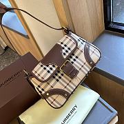 Burberry Beige Haymarket Check Coated Canvas Size 30x17x8CM - 5