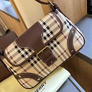 Burberry Beige Haymarket Check Coated Canvas Size 30x17x8CM - 4