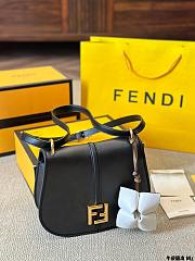 Fendi C'mon Medium Shoulder Black Bag Size 25x20x7CM - 6