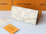 LV Sarah Wallet Bicolor Monogram Cream 19x10x2cm - 1