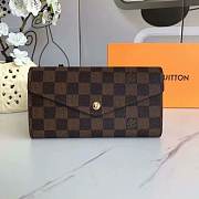 LV Sarah Wallet Bicolor Monogram Brown 19x10x2cm - 1