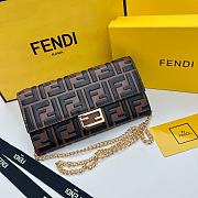 Fendi Brown Crossbody Bag Size 19CM - 1
