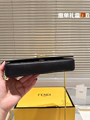 Fendi Graphy FF Jacquard Chain Black Size 21x4x11CM - 5