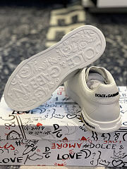 Dolce & Gabbana Calfskin Nappa Portofino Sneakers White - 4