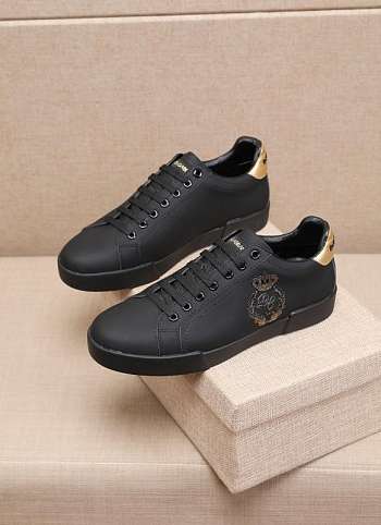 Dolce & Gabbana Portofino Sneakers All Black