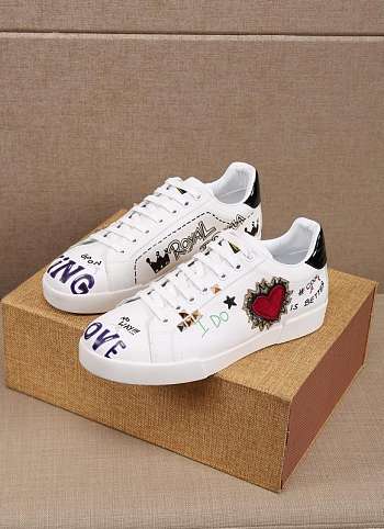 Dolce & Gabbana Portofino Sneakers Heart