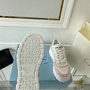 Prada Leather Sneakers White Pink - 2