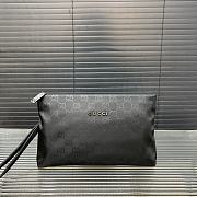 Gucci Hand Clutch Black Bag 25CM - 1