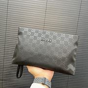 Gucci Hand Clutch Black Bag 25CM - 5
