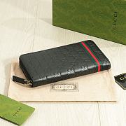 Gucci Wallet Black Leather Size 10x20x3cm - 2