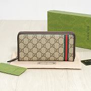 Gucci Wallet Bleige Leather Size 10x20x3cm - 1
