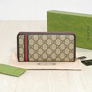 Gucci Wallet Bleige Leather Size 10x20x3cm - 3