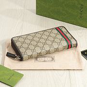 Gucci Wallet Bleige Leather Size 10x20x3cm - 2