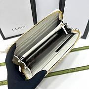 Gucci Horsebit 1955 Wallet White Size19x10X3CM - 6