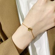 Van Cleef Frivole Bracelet Mini Model Gold Green - 2