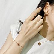 Van Cleef Frivole Bracelet Mini Model Rose Gold Pink - 2