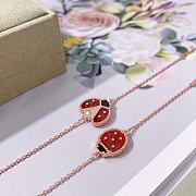 Van Cleef Lucky Spring Bracelet Closed Wings Ladybug VCARP7R00 - 3