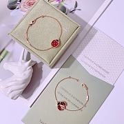 Van Cleef Lucky Spring Bracelet Closed Wings Ladybug VCARP7R00 - 2