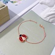 Van Cleef Lucky Spring Bracelet Open Wings Ladybug VCARP7R100 - 2