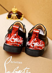 Christian Louboutin Fun Louis Junior Sneakers Black 063#326 - 3