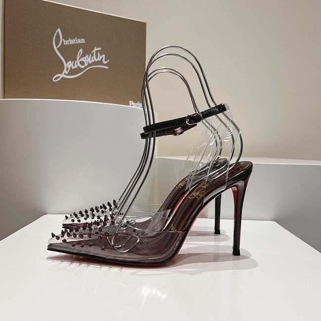 Christian Louboutin Heel Wine Red 086#326 - 1
