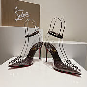 Christian Louboutin Heel Wine Red 086#326 - 5