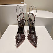 Christian Louboutin Heel Wine Red 086#326 - 4