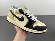 Air Jordan 1 Low SE Coconut Milk Black Muslin HQ3437-101 - 4
