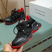 Christian Louboutin Loubishark Black Red 021#326 - 4
