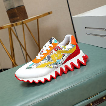 Christian Louboutin Loubishark White Red 025#326