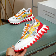 Christian Louboutin Loubishark White Red 025#326 - 3