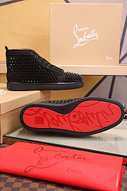 Christian Louboutin Louis High-top Sneakers Black - 5