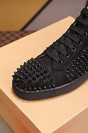 Christian Louboutin Louis High-top Sneakers Black - 6