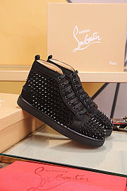 Christian Louboutin Louis High-top Sneakers Black - 4