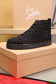 Christian Louboutin Louis High-top Sneakers Black - 3