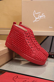Christian Louboutin Louis High-top Sneakers Red - 4