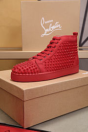 Christian Louboutin Louis High-top Sneakers Red - 3