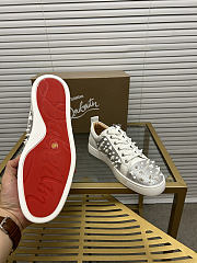 Christian Louboutin Louis Junior P Pik Pik Strass White 080#326 - 2