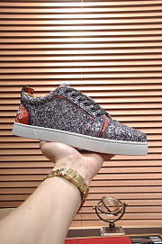 Christian Louboutin Louis Junior Strass Flat Purple - 4