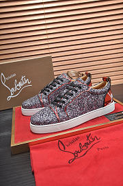 Christian Louboutin Louis Junior Strass Flat Purple - 2