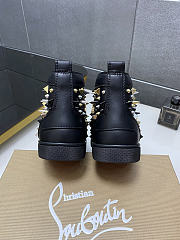 Christian Louboutin Louis Orlato Spikes Flat Black 048#326 - 6