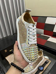 Christian Louboutin Louis Spikes Junior Gold - 2