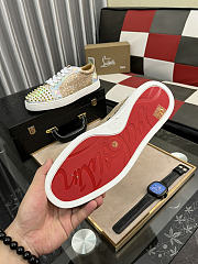 Christian Louboutin Louis Spikes Junior Gold - 5