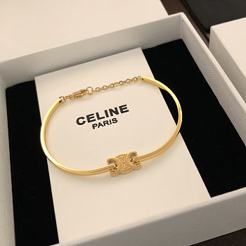 Celine Bracelet Gold 076#307