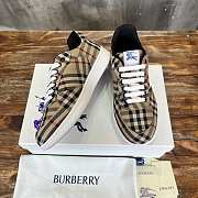 Burberry Check Terrace Sneakers Beige - 3